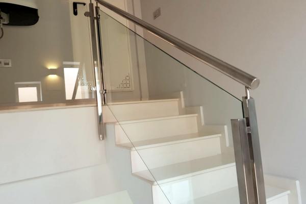 Baranda de Cristal y Acero 03